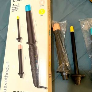 Conair The Curl Collective 3-in-1 Ceramic Curling Wand